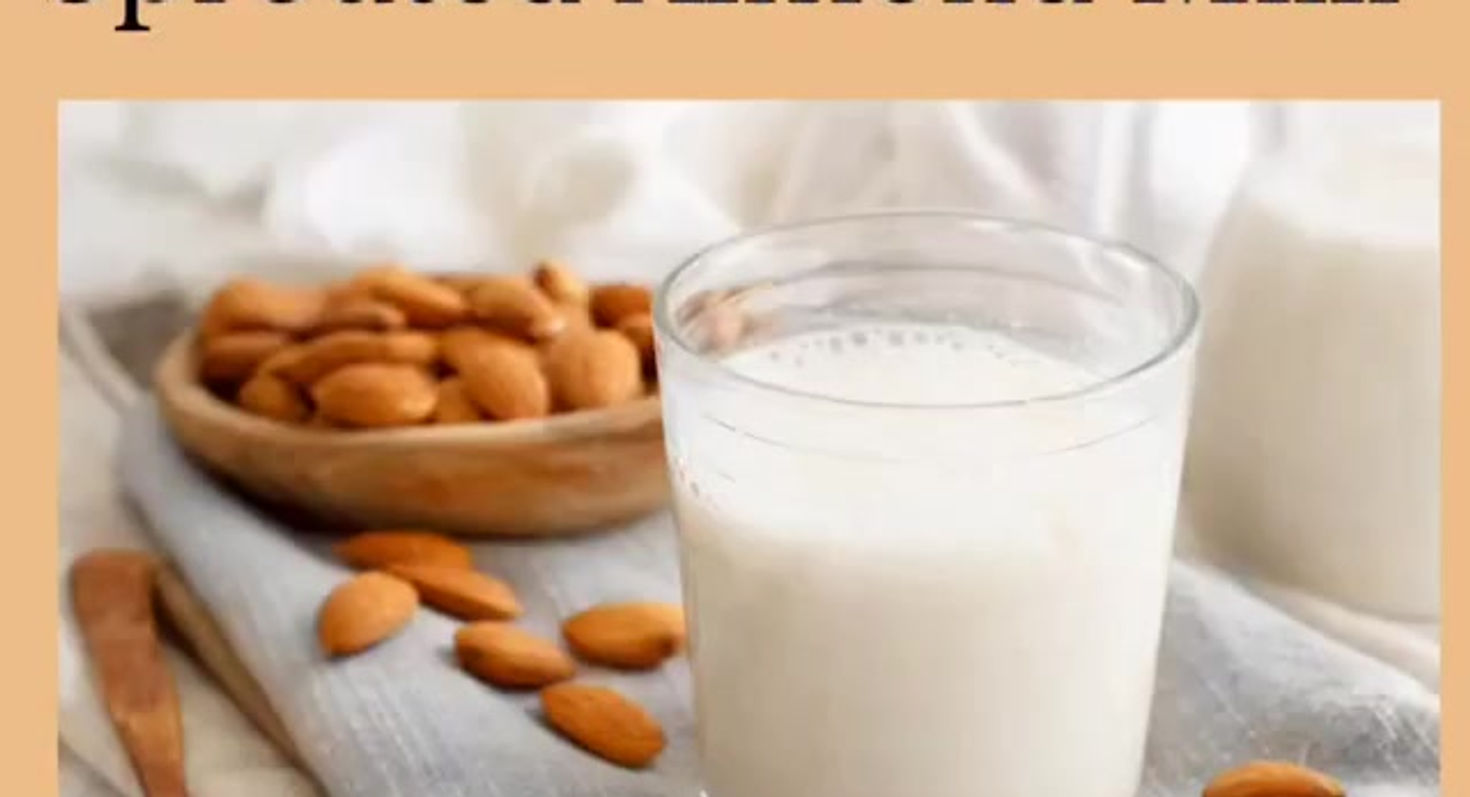 How to Make Organic Sprouted Almond Milk